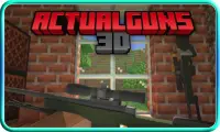 3D Actual Guns Craft Mod for Minecraft PE Screen Shot 1