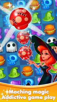 Halloween Magic - Witch Puzzle Screen Shot 1