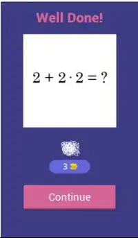 Math Quiz Screen Shot 1