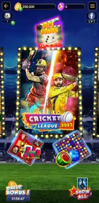 Spin & Roll - Cricket League Screen Shot 0