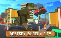 Blocky Zilla: City Crush Screen Shot 1
