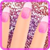 glitter nail game