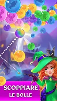 Bubble Shooter Witch 2021 - Magic Puzzle POP Games Screen Shot 1