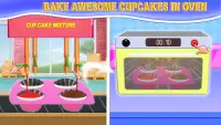 Rainbow cupcake fabriek bakkerij eten maker winkel Screen Shot 4