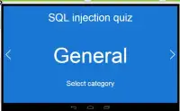 SQL injection quiz Screen Shot 0