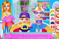 melhor babá Diversão - gêmeos Cuidado jogos Screen Shot 7