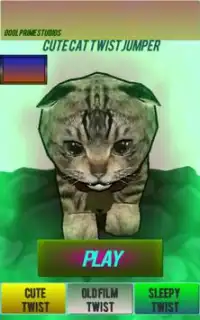 Cute Cat Twist Jumper Screen Shot 3