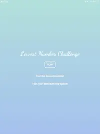 Lowest Number Challenge Screen Shot 6