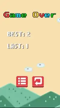 Flappy Mario World Screen Shot 1