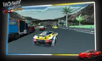 राजमार्ग कार रेसिंग 3 डी Screen Shot 1
