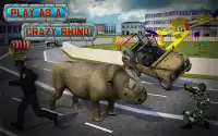 Crazy Rhino Attack 3D Screen Shot 5