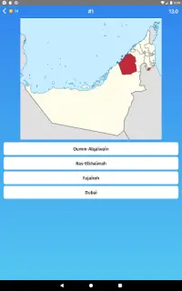Émirats Arabes Unis: les provinces - Quiz de géogr Screen Shot 9