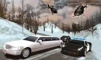 Offroad Limo Highway Cop Chase Screen Shot 1
