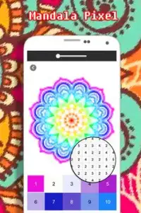 Mandala Coloring By Number - Pixel Screen Shot 0