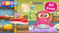 몬스터 요리사-어린이와 유아를위한 요리 게임 Monster Chef Cooking game Screen Shot 1