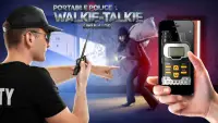 Portable police walkie-talkie joke game Screen Shot 0