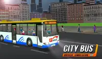 مدينة حافلة سائق محاكاة 3D Screen Shot 0