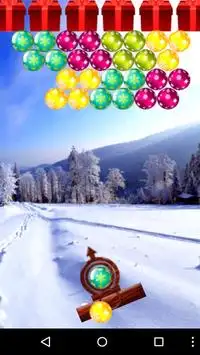 Christmas Bubble Shooter Screen Shot 1