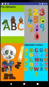 Learn ABC and numbers in fun way Screen Shot 2
