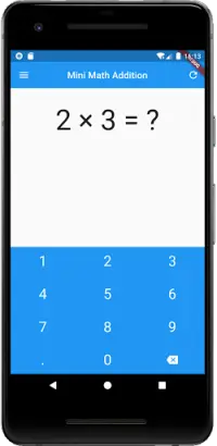 Mini Math - Multiplication Screen Shot 0