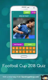 Football Cup 2018 Quiz Screen Shot 2