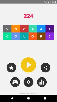 Crazzy Colors：究極のリフレクショントレーニングゲーム 🎮 Screen Shot 0