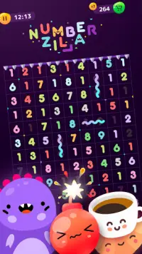 Numberzilla - パズルゲーム 無料 人気 Screen Shot 0