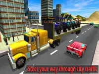 ladang traktor pengangkutan 3d: simulator memandu Screen Shot 4