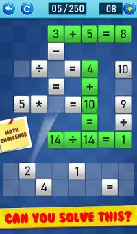 Math Puzzle Game - Maths Pieces Screen Shot 1