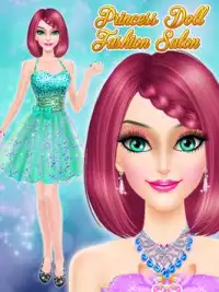 Princess Doll Fashion Salon: Princess Makeover Screen Shot 4