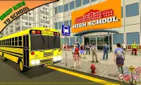 High School bus driving SIM 2018 Summer Camp Mania Screen Shot 1