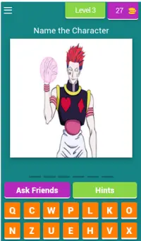 Hunter x Hunter Character Quiz Screen Shot 3