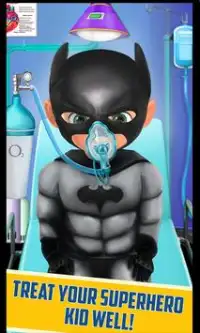 Superhero Kids ER Surgery Doctor- Hospital Games Screen Shot 2