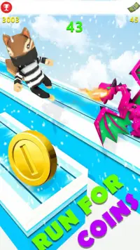 Sky Ice Surfer Adventure: Impossible Track Runner Screen Shot 5