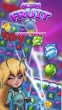 Alien Fruit and Candy Smash Screen Shot 0