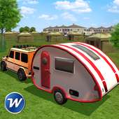 Camper Van Trailer Truck Driving Simulator
