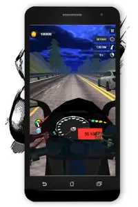 Moto racing Rally 3d Bike game Screen Shot 2