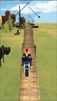 Super Hero Moto Rider: Spider Bike Race Traffic Screen Shot 6