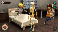 Scary Crazy Teacher 3D-Spooky School Granny Games Screen Shot 0