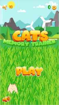 Cats Memory Trainer: Memory Game Screen Shot 0