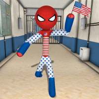 Spider Stickman Prison Escape