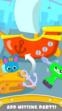 Cute & Tiny Ships - Baby Boat Fix, Paint & Care Screen Shot 4