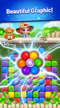 Sweet Garden Blast Puzzle Game Screen Shot 4