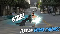 Spider Cyborg vs X-Wolf Street Fight Screen Shot 1