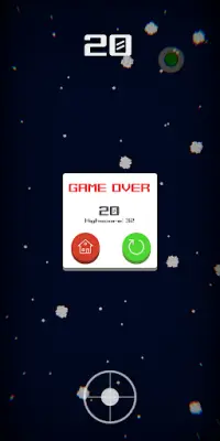 Space Escape: an avoiding game Screen Shot 2