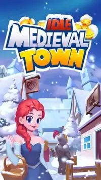 Idle Medieval Town Xmas - Snow & Ice Edition Screen Shot 0