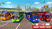 City Coach Bus Driving Games Screen Shot 1