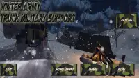 Snow Army Truck Game:Military Cargo Truck Driver Screen Shot 3
