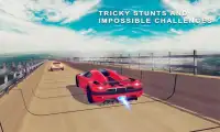 Mega ramp car stunts 2018 - Impossible ramp racing Screen Shot 4