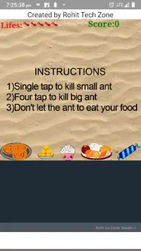 Smash the ant Screen Shot 0